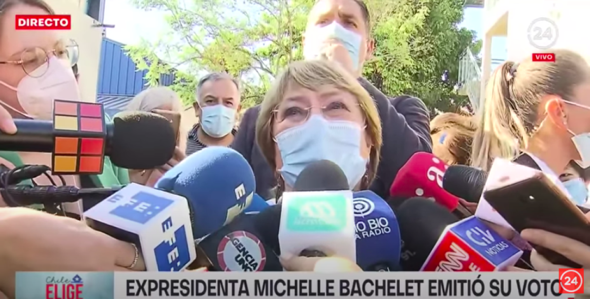 Michelle Bachelet: "La esperanza tiene que ganarle al miedo"