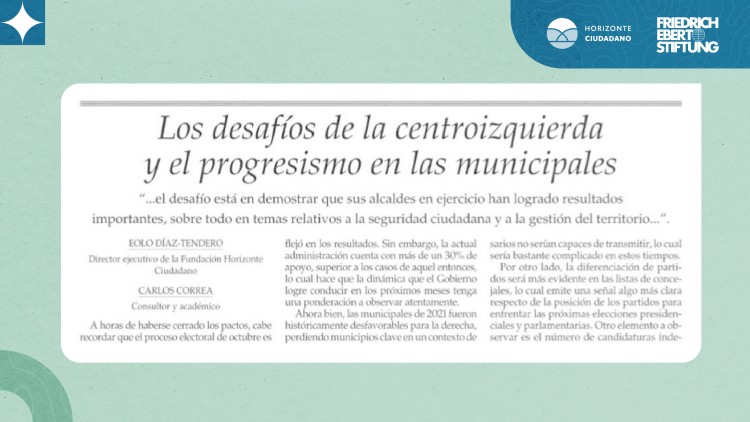 Los desafíos de la centro-izquierda y el progresismo en las municipales