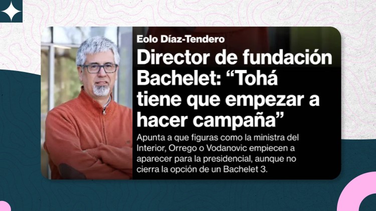 Expresidenta Michelle Bachelet: “El punto de partida de los acuerdos tienen que ser las demandas de las mayorías”